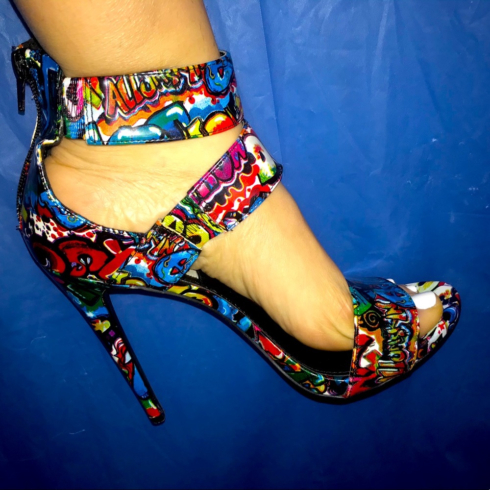 Steve Madden Graffiti Stiletto Heels